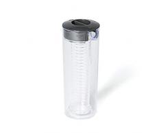 Amuse Basic, Carafe à Infusion de thé, de fruits ou dherbes fraiches. Fabriqué en Tritan, une matière trés robuste. 1000 ml, Couleur Gris.