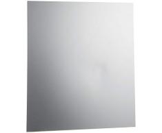 WALPLUS Stickers muraux 47Â x 47Â cm aquare Miroir Mural Art Amovible Stickers muraux Cadre, Argent