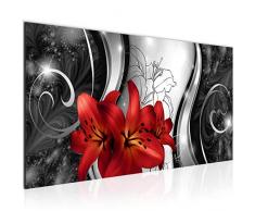 Tableau decoration murale Lys de Fleurs - XXL Impression sur Toile Salon Appartment 1 Parties - prÃªt Ã accrocher - 208412c