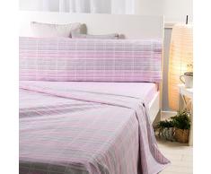 Sancarlos Cesare draps, Violet, lit de 135Â cm