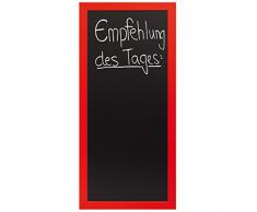 Decor Service de Craie Tableau Mural, Bois, Rouge, 56Â x 120Â cm