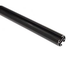 Gardinia Tringle à Rideau avec Rail Intérieur II à 16 mm Noir Mat 160 cm, Gamme déléments à lunité Memphis