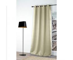 FENETRE SUR COUR Rideau Occultant 230G, Ecru, Taille 140x250