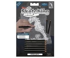 Royal Brosse Mini Esquisse Made Easy Kit, 5Â par 17,8Â cm, Cheval de mer