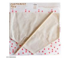 KesiArt Maxi drapeau Ã dÃ©corer, Coton, Beige, Grande