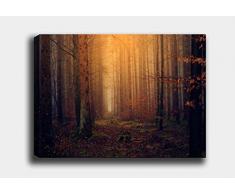 Bonamaison Peinture sur toile, multicolore, 50 x 70 cm - Conçu et fabriqué en Turquie