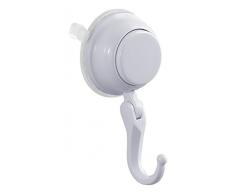 Gedy Vesuvio Cintre C/Ventouse, Blanc, 5,5Â x 3Â x 11Â cm