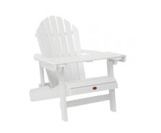 Highwood AD-LAPT1-WHE Adirondack Table de Ordinateur Portable/Lecture Bois SynthÃ©tique (vendu sans la chaise) - Blanc