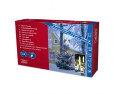 Konstsmide 1130-000 Guirlande de Sapin à Ampoule Bougie + 25 Lampes Claires + Prise Divisible 230 V
