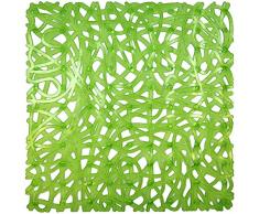 ID Mat 525207 Mixy Tapis Fond de Douche PVC Vert 52 x 52 x 0,4 cm