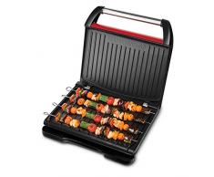 George Foreman 25050-56 Grill Barbecue Electrique 1850W, Viande, Panini, Sandwich, Revêtement Antiadhésif, 7 Portions