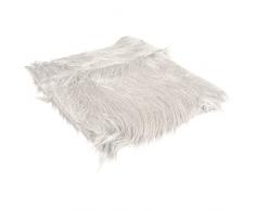 Rayher 5301102Â cheveux longs peluche 7Â cm Sacs et 1Â DÃ©coupe 30Â x 48Â cm blanc