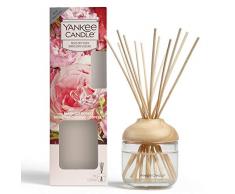 Yankee Candle Diffuseur à roseaux parfum Maison, Roses fraîchement coupées, 120 ml, Jusquà 10 Semaines de Parfum