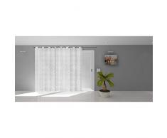 Soleil docre Cuzco Voilage Baie vitrée, Polyester, Blanc, 280 x 250 cm