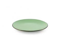 Villa DEste Home Tivoli 2195280 Royal Light Lot de 6 assiettes Ã dessert en grÃ¨s Vert clair