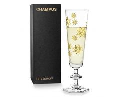 RITZENHOFF 3520007 Verre à Champagne Doré