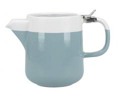 La Cafetiere (UK) Limited C000400 La Cafetière Barcelona Théière Rétro Bleu/Blanc Céramique