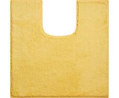 Tapis de Bain Dolomiti pour Le Sol 100 % polyacrylique, Ultra Doux, antidérapant, certifié ÃKO-TEX, Coton, Manhattan - Gelb, 55x55 cm WC