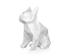 World Art Bullo facettÃ© Assis Sculpture En RÃ©sine Multicolore, 39x32x20 Cm