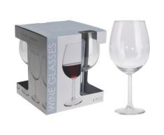 KOOPMAN 4 Verres Ã vin 58 cl, 07 x 21 cm