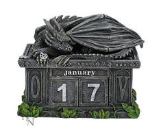 Nemesis Now Calendrier Porte-Bonheur en rÃ©sine 10,8 cm Gris Taille Unique