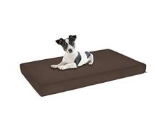 Matelas douillet pour chiens et chats, 115x70cm, Marron