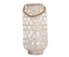 Dcasa Bougeoir en Bambou pour décoration de Maison, Unisexe, pour Adulte, Couleur Unique