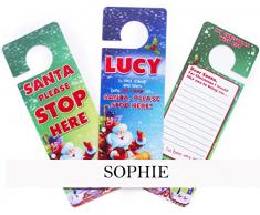 BOXER 3D NoÃ«l, Sophie Porte cintres, Bleu/Vert