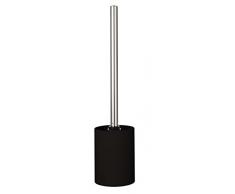 Ridder 20034100 Brosse à WC Touch, Synthétique, Noir, 8,5 x 8,5 x 37 cm