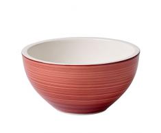 Villeroy & Boch Manufacture Rouge Coque, handbemaltes vaisselle en porcelaine Grande Qualité Rouge, 600 ml Bol, blanc, 12 x 12 x 10 cm