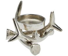 Belssia Chandelier Branches, Metal, Argent, 14Â x 9Â x 14Â cm