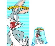 Warner Bros Serviette de Plage 70x140 Bleu Ciel