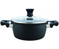 Here ahrenthal Faitout, Aluminium, Noir, 20 cm, 6 unités de