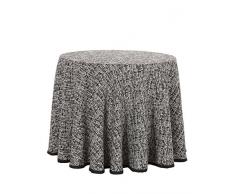 Martina Home Malte Jupe pour Bureau Table 75x90x1 cm Noir/Blanc