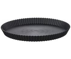 Clean Baking Products T0003 Moule Tarte Cannelé, Composite, Noir, 28 cm