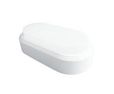 Lampe LED de jardin ovale blanche 8Â W V-TAC vt-8038Â 4000Â K SKU 1312