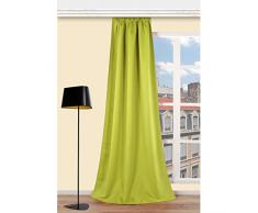 FENETRE SUR COUR Rideau Occultant 230G, Vert, Taille 140x250