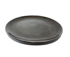 Serax - B1012016 - Assiette Céramique - Design Pascale Naessens - Rond - Gris - 28 cm