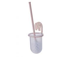 Taberner Elephant Brosse WC Moderne 11x7x18 cm Rose