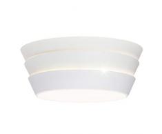 Brilliant 59591/05 Eclairage de plafond, Metal/Plastique, Blanc