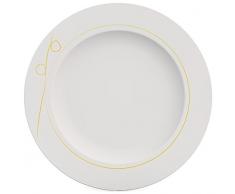 Ornamin Assiette Plate Ã 22 cm Esprit Jaune MÃ©lamine (ModÃ¨le 1203) / assiette Ã dessert, assiette Ã petit-dÃ©jeuner