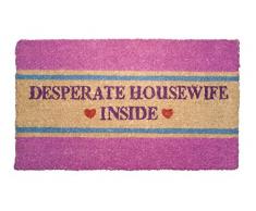Gift Company Paillasson Desperate House Wife, Coco, Fuchsia, 74Â x 3Â x 44Â cm