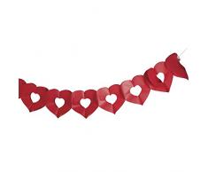 Rayher 87076287 Guirlande en Papier Motif cÅur