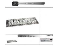 Fomax Photophore Versailles avec Cinq tÃªtes en Verre 50x15x3cm