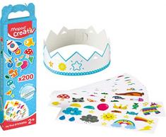 MAPED Creativ-Kit de 200 Gommettes Autocollants Multi-thÃ©matiques Filles et GarÃ§ons-Loisirs crÃ©atifs pour BÃ©bÃ© et Enfant dÃ¨s 2 Ans-Premier Age, Multicouleur, Unique