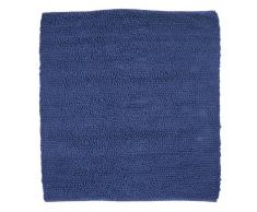 Thedecofactory 701303 Tapis Bleu 70X110 Coton PELOUSE, 110 x 70 x 1,5 cm