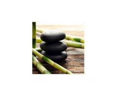 Maped Tableau 3 Galets Noirs sur Toile 30 x 30 cm