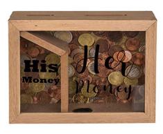 ootb 144329 Tirelire, Bois Naturel, 20 x 15 cm