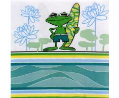 FASHION FOR HOME Paquet de 20 Serviettes de Table Vert