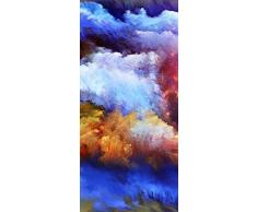 PeelitStickit ID-018Â 60Â Largeur x 130Â cm Hauteur Ciel et Ã©toiles Haute qualitÃ© Papier Peint Design Art Mural en Vinyle Papier Peint